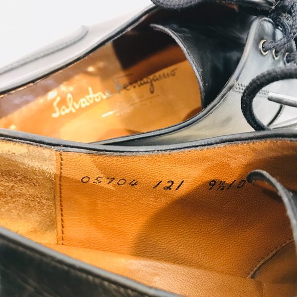 Salvatore Ferragamo Split toe Derby Black Men 9.5D - Picture 8 of 9